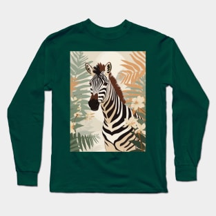 Zebra in the Jungle Long Sleeve T-Shirt